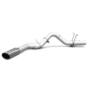 GMC Sierra 3500 Performance Exhaust - Single Rear Exit - Banks Power - Monster Exhaust System with Chrome SideKick Tip - Chrome - `17-`19